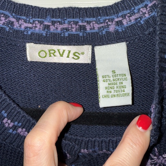 Orvis snowflake cardigan • Woman’s small - Picture 3 of 6